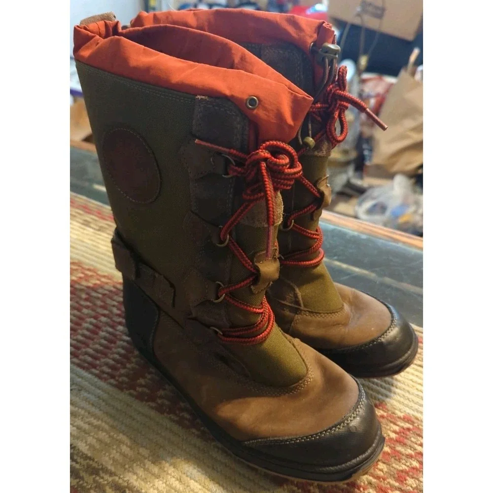 Big KIDS Timberland THERMOLITE Furry Lined Waterproof‎ Boots Size 4.5